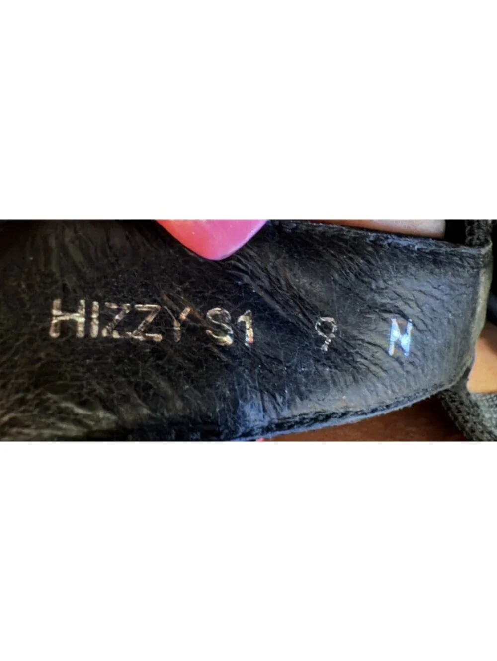 Donald J Pliner Hizzy S1 Women’s 9N Black Leather Kitten Heel Slide Sandals